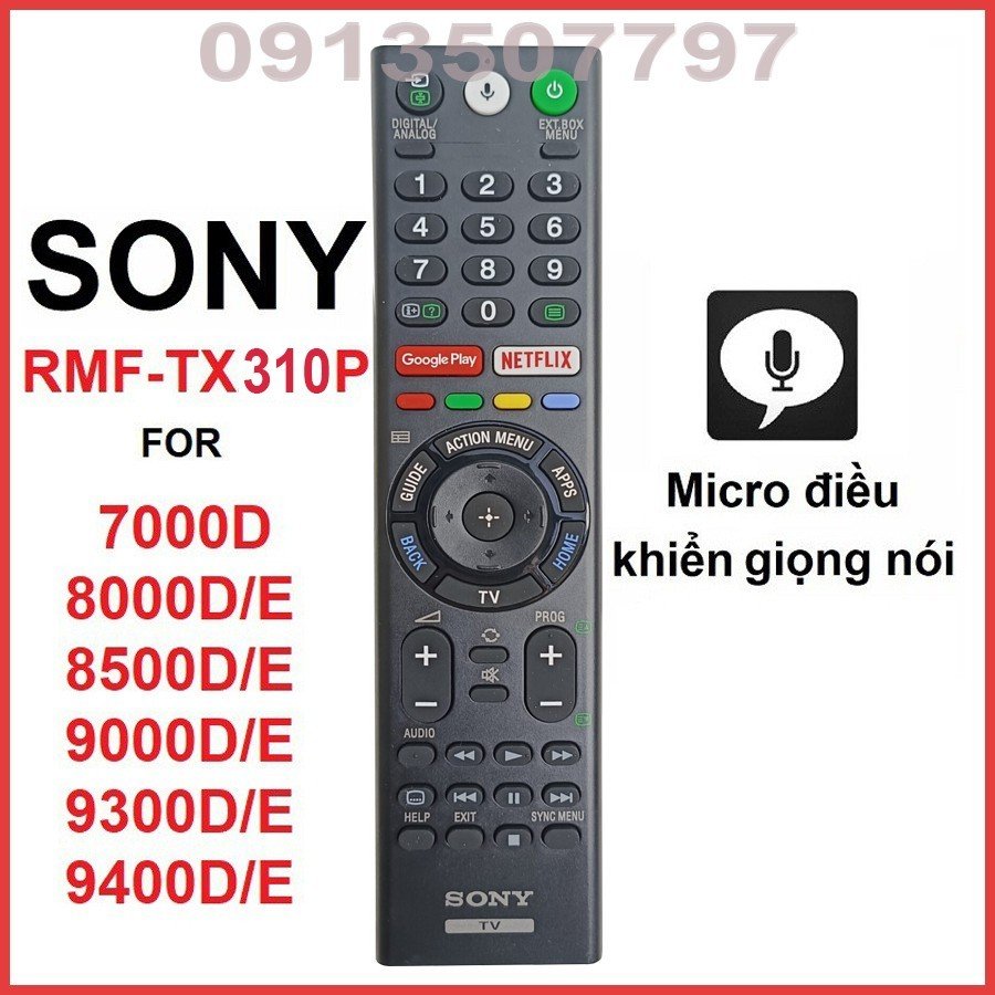 Điều khiển tivi sony giọng nói remote voice tivi sony rmf-tx310p