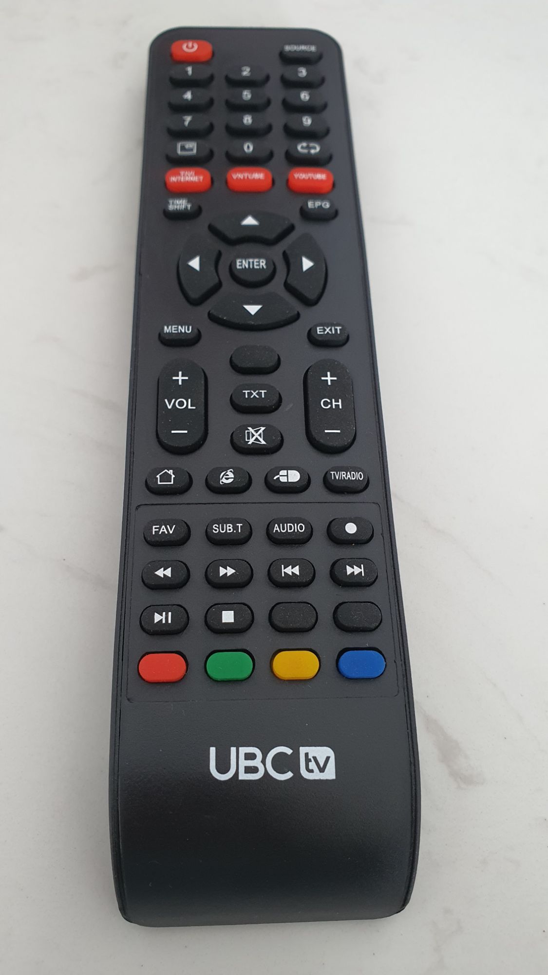 REMOTE ĐIỀU KHIỂN TIVI UBC SMART MẪU 3