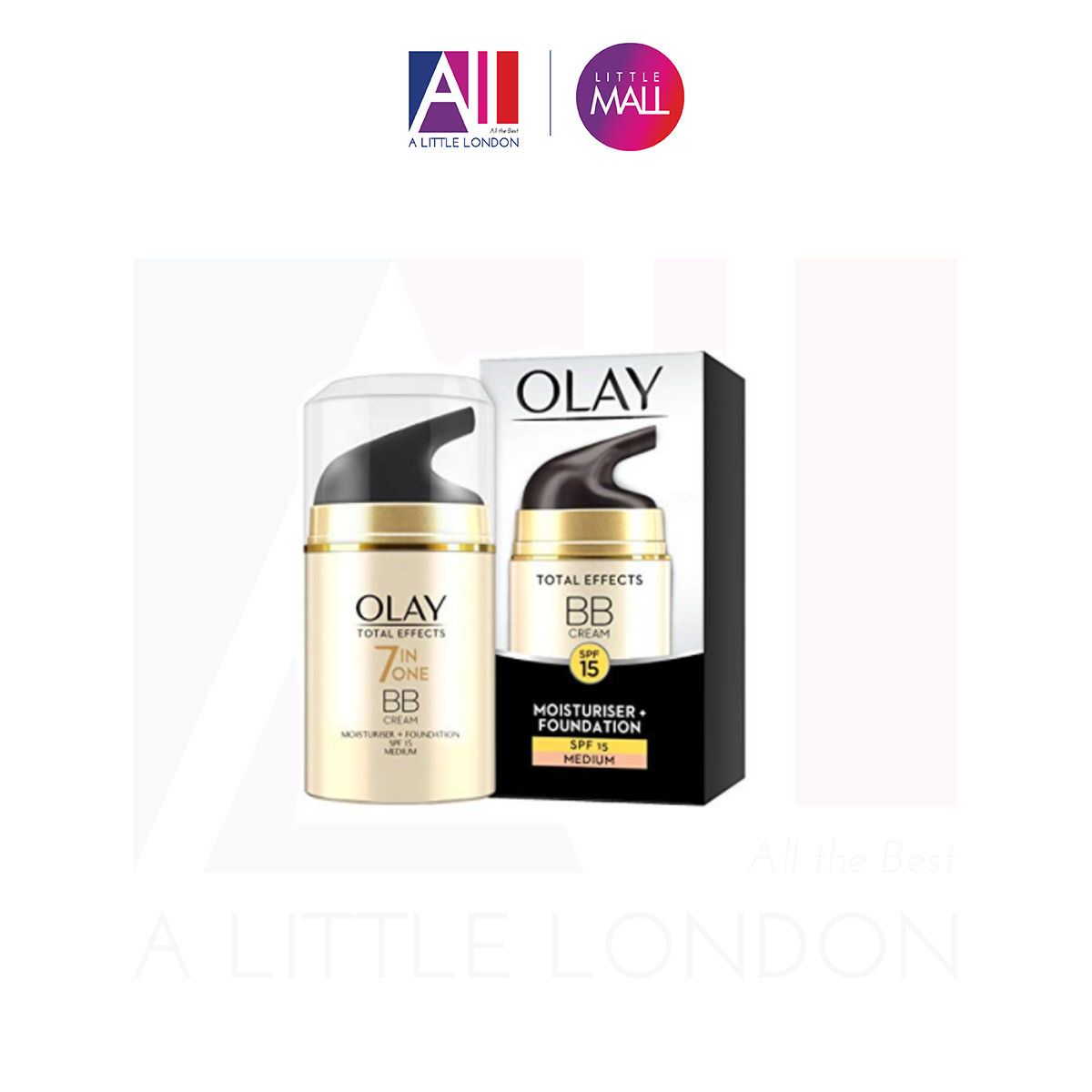 Kem dưỡng Olay Total Effects BB Moisturiser Foundation SPF15 Medium 50ml