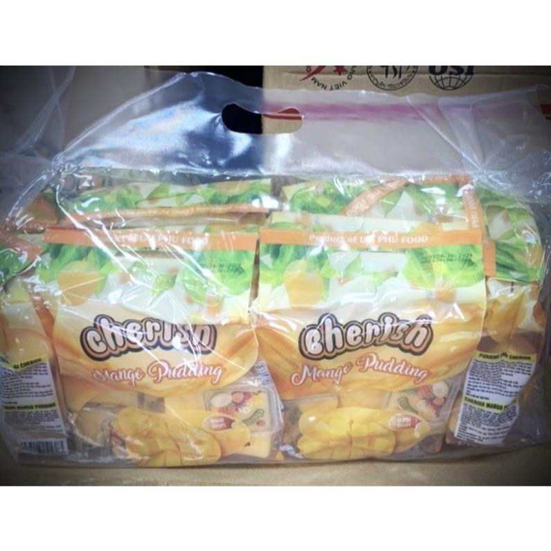 (free 1 buy 7 ) thạch xoài  Lai phú  Pudding, Cherish mango 405G