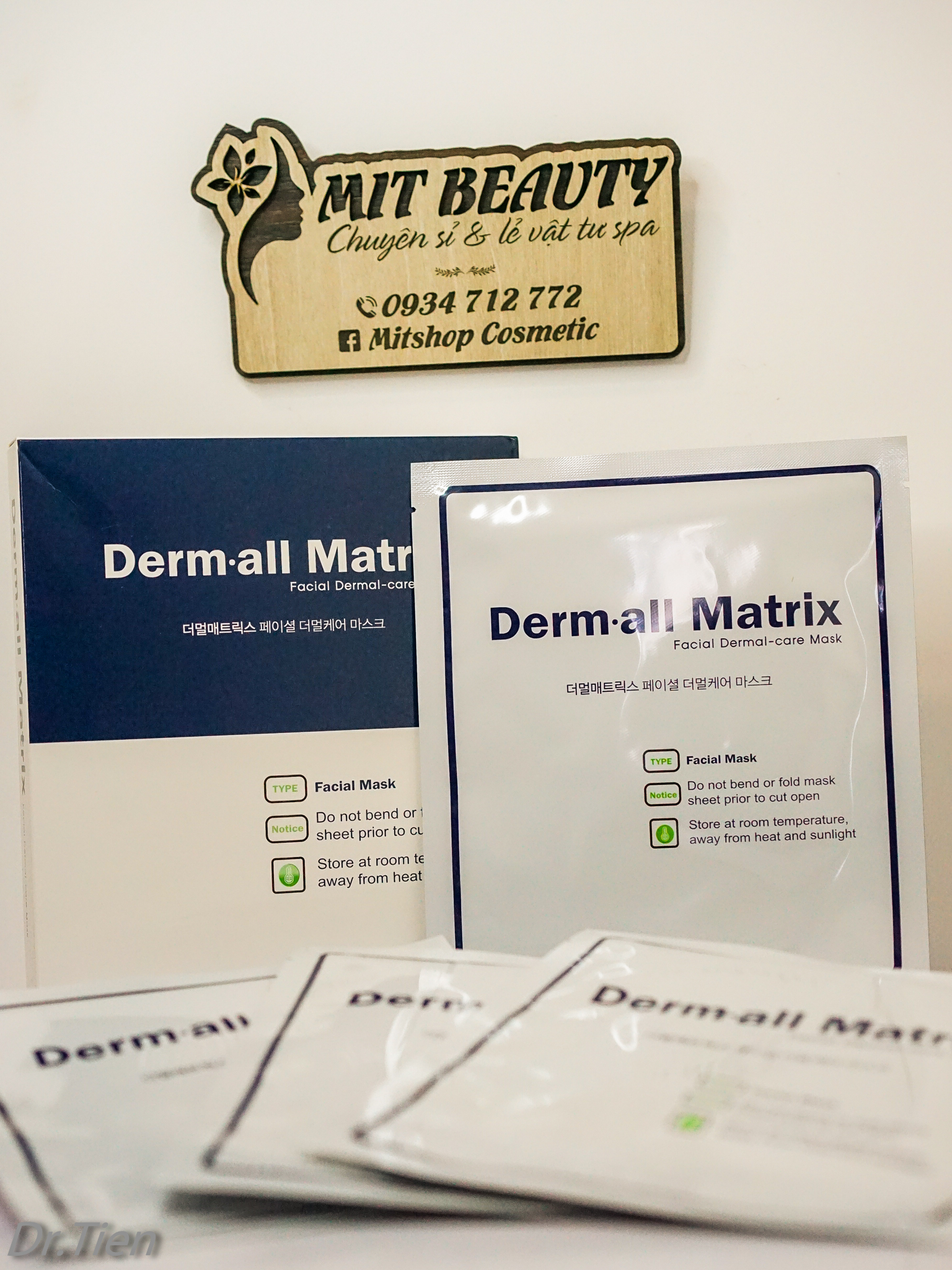 Mặt Nạ Derm All Matrix Hàn Quốc Dưỡng Trắng Nâng Cơ tức thì Hàn Quốc