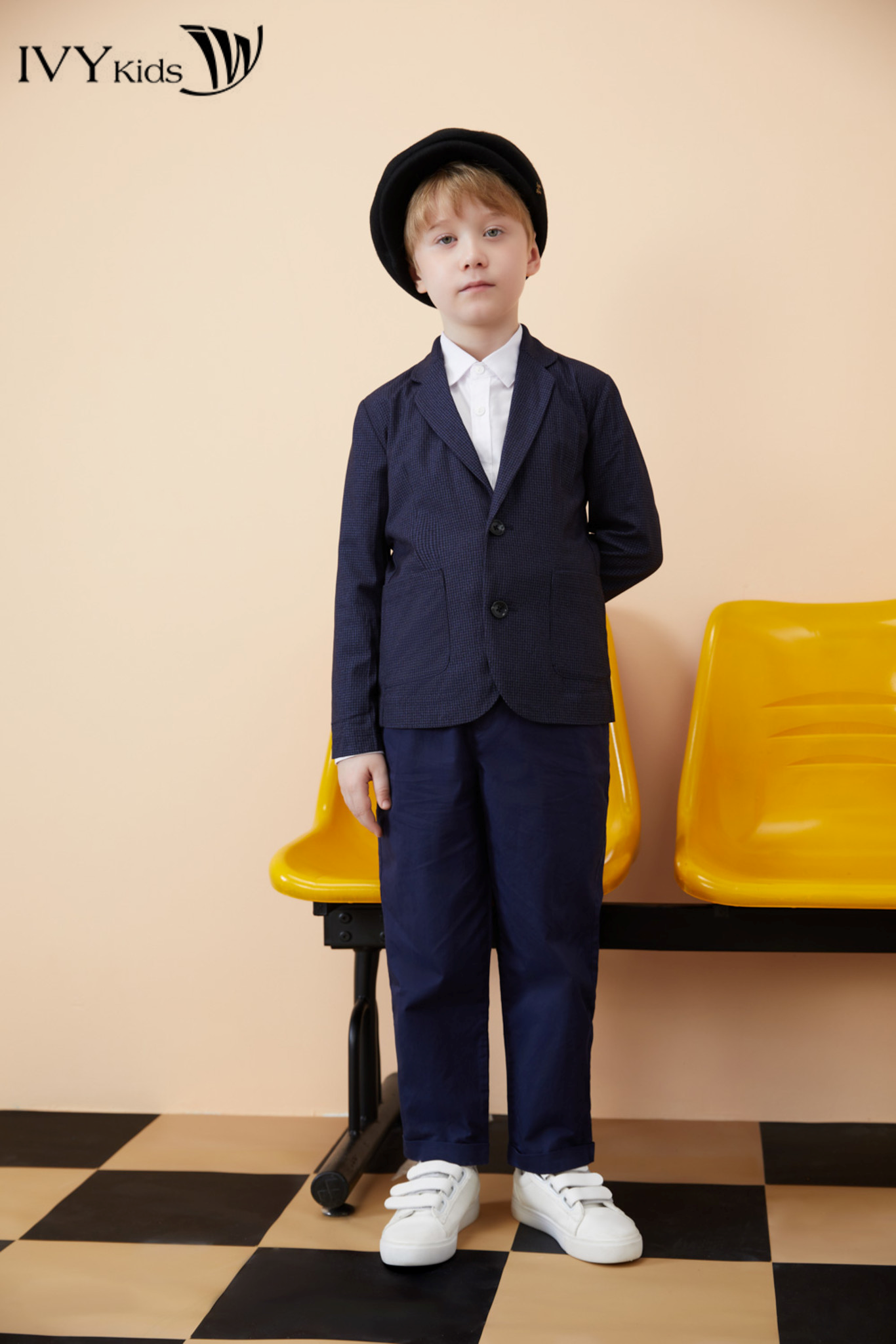 Áo vest bé trai thiết kế ivy moda ms 67k1405