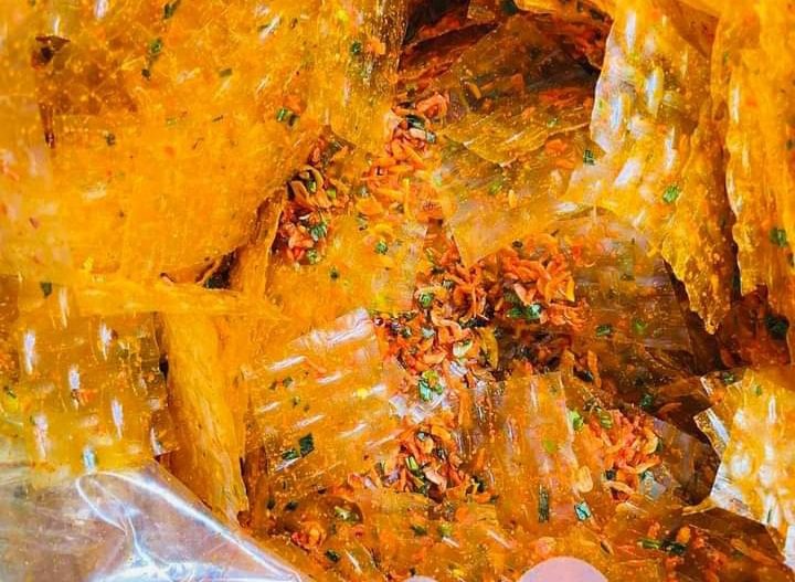 Bánh tráng satế tôm lá bánh tráng tây ninh