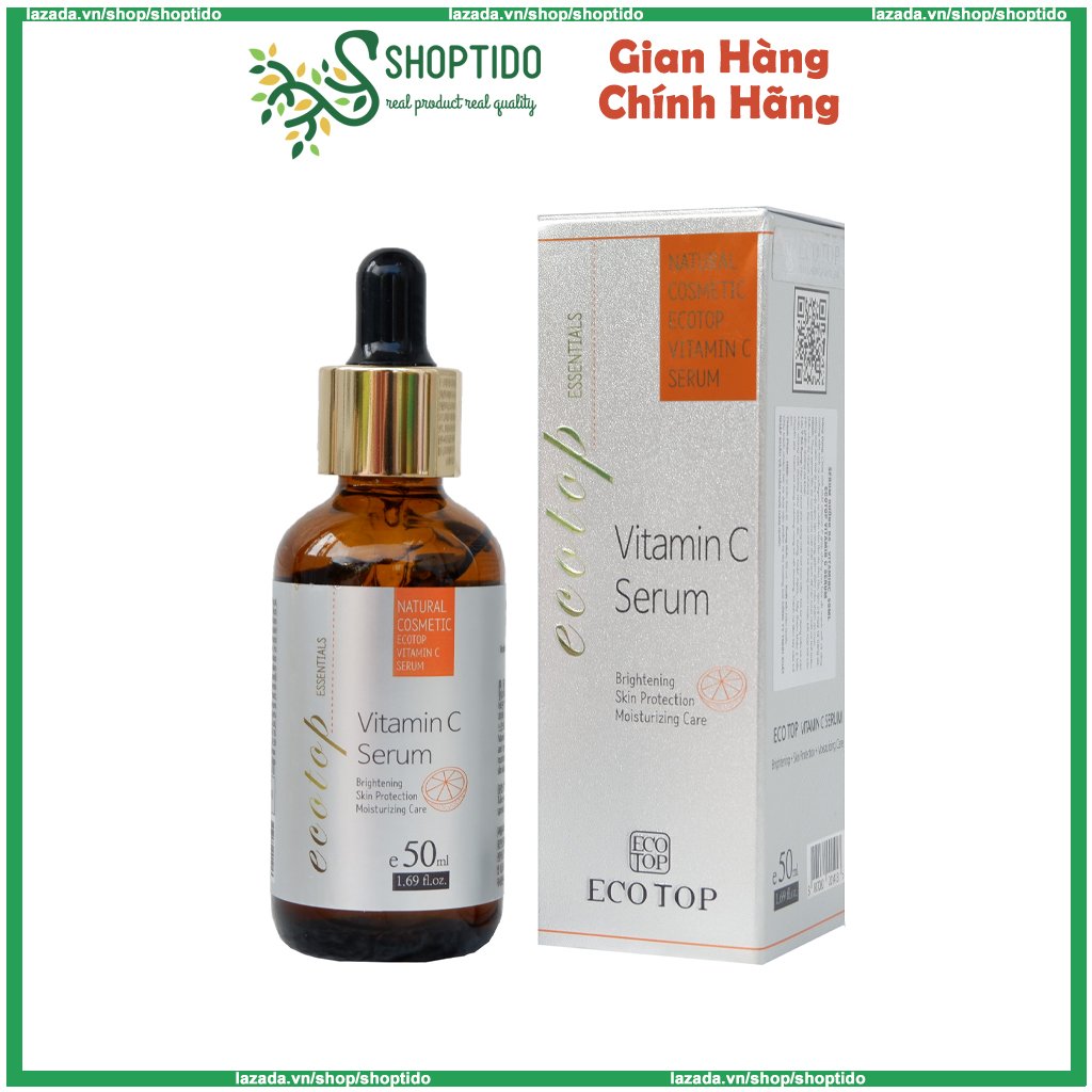 Serum Ecotop Vitamin C Dưỡng Trắng Chống Lão Hóa 50ml Hàn Quốc