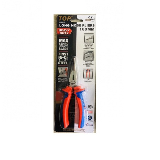 Kìm nhọn cán đỏ xanh 160mm top cao cấp gp5160