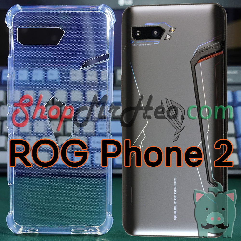 Ốp lưng dẻo chống sốc trong suốt rog phone 2 - rog 2