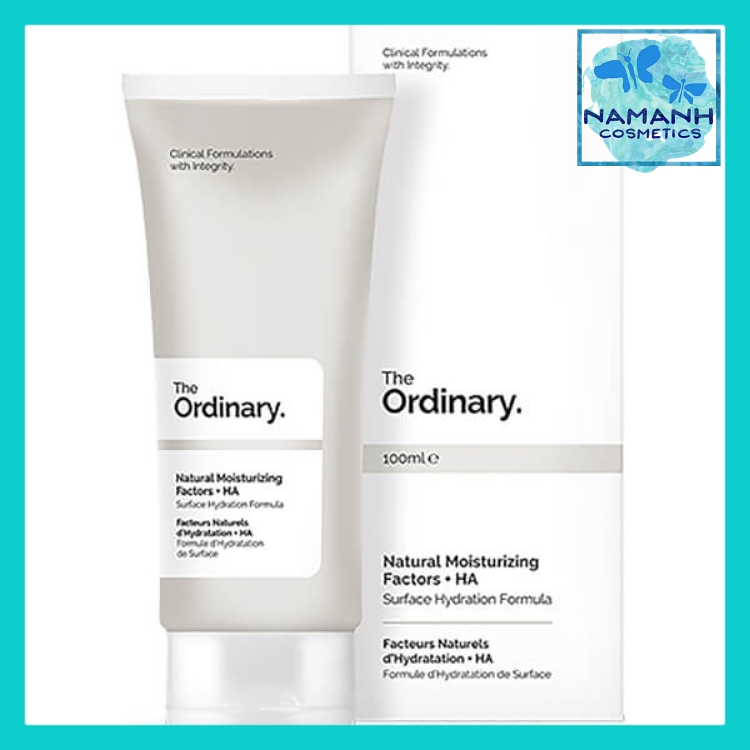 Kem dưỡng ẩm tự nhiên không nhờn The Ordinary Natural Moisturizing Factors + HA