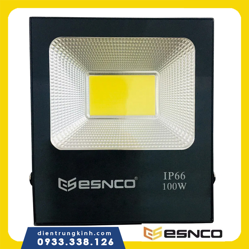 Đèn Led Pha cob 100W Esnco chính hãng siêu sáng siêu bền