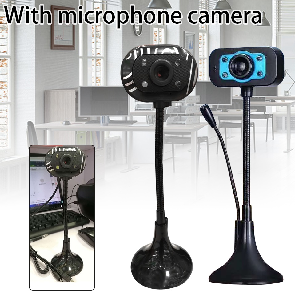 camera webcam Tích hợp Micro dùng cho học trực tuyến, họp online chất lượng hình ảnh HD720P và FHD 1080P có đèn LED trợ sáng . kết nối máy tính quan cổng usb . máy tính tự nhận cắm làm chạy không cần cài đặt 2