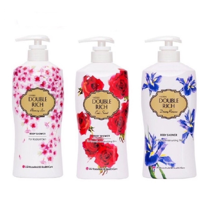 Sữa tắm sáng da hương nước hoa Double Rich 550G