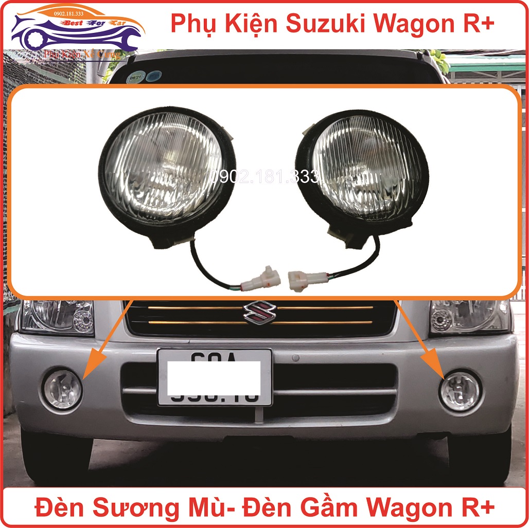 Đèn sương mù , đèn gầm suzuki wagon r+