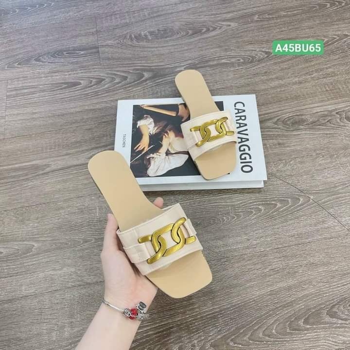 Dép nữ quai ngang siêu xinh thích hợp đi chơi ,đi biển
