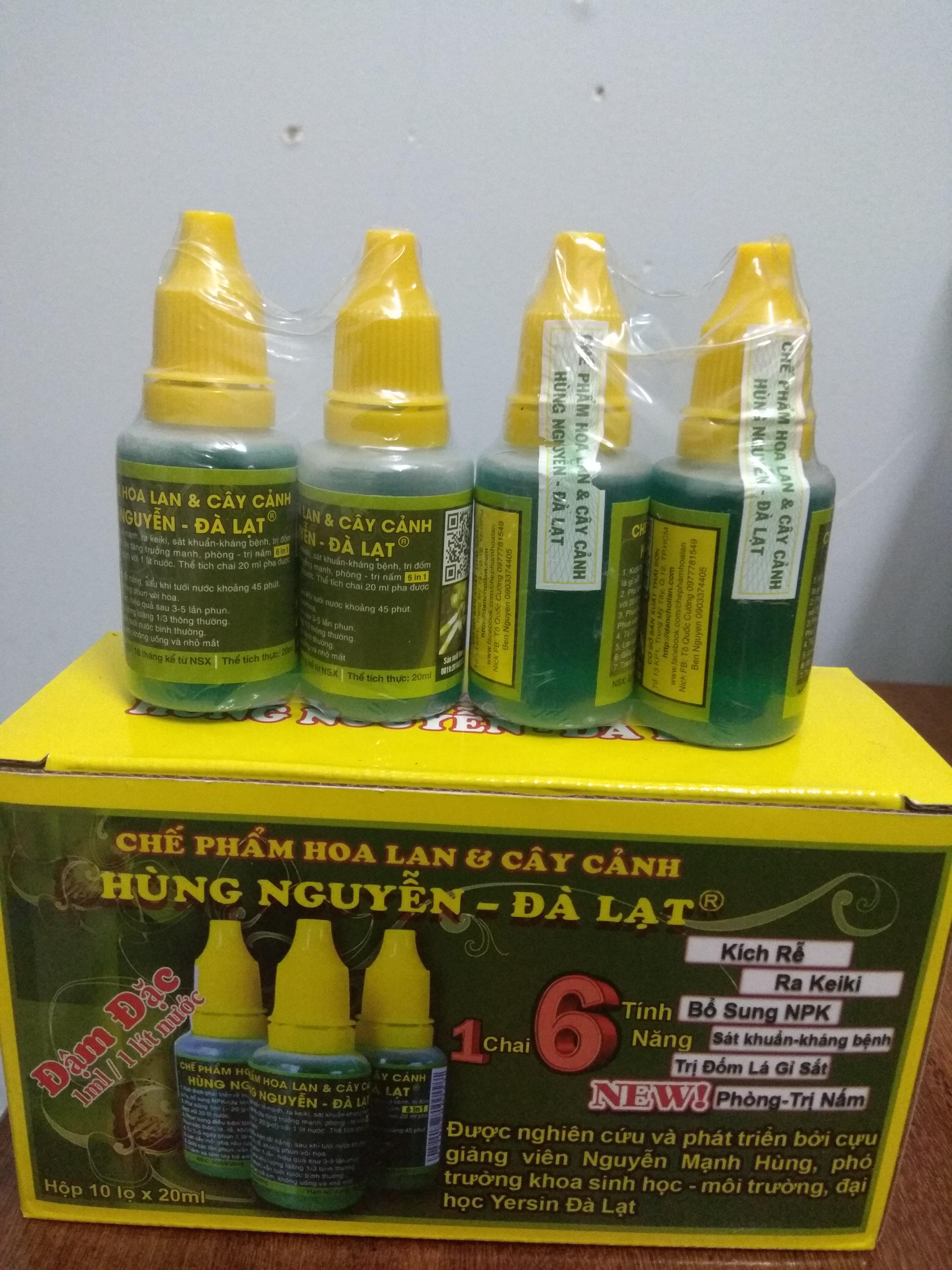 1 Lọ chế phẩm kích rễ Hùng Nguyễn dành cho hoa lan hoa hồng, siêu kích rễ, sát khuẩn kháng bệnh bổ sung NPK, dưỡng cây khỏe mạnh