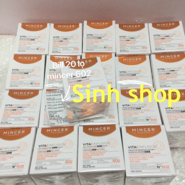 Kem dưỡng trắng da, mờ thâm nám mincer 602