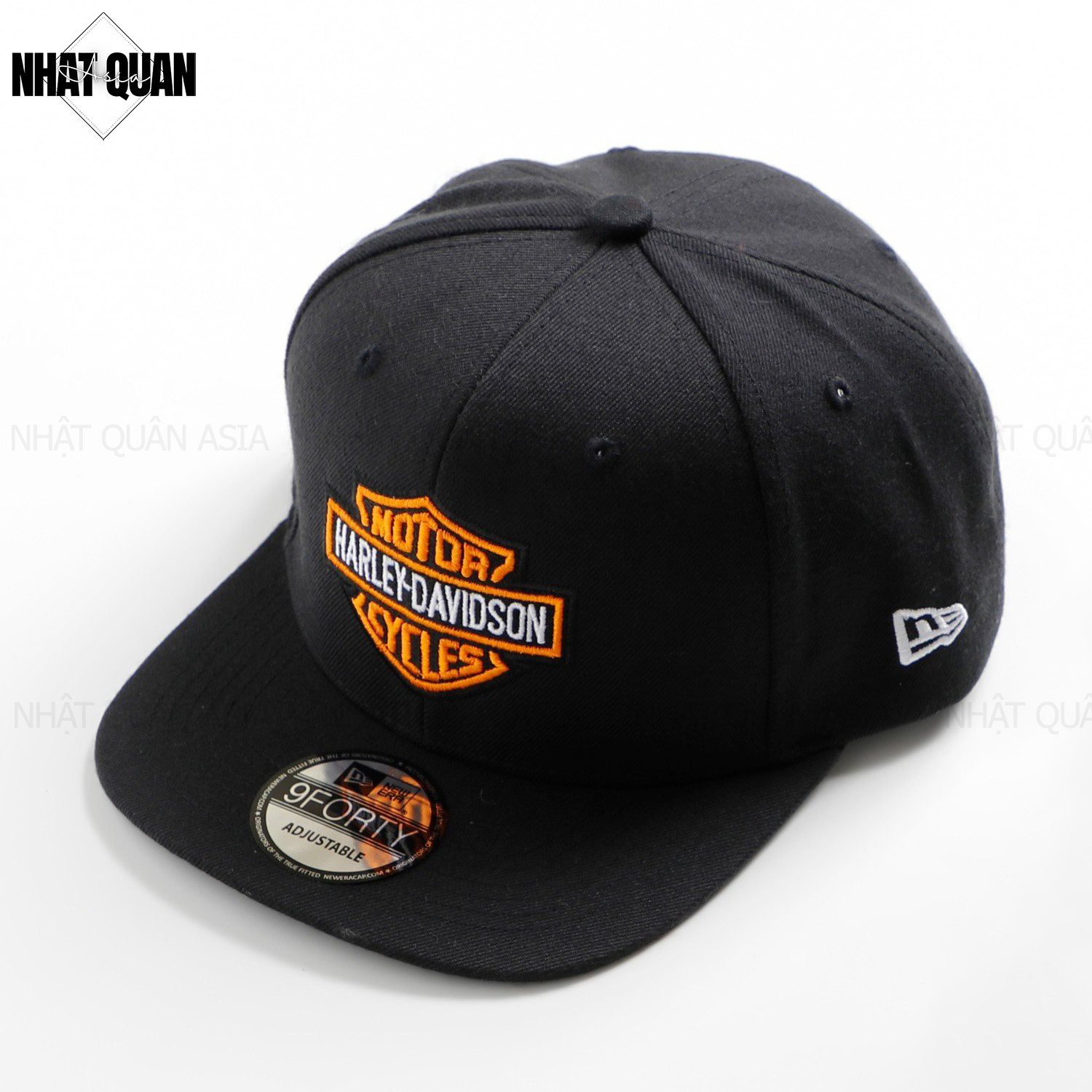 Mũ nón lưỡi trai Harley Davidson Motor Cycle 9forty kaki snapback - Nhật Quân Asia nhatquanasia