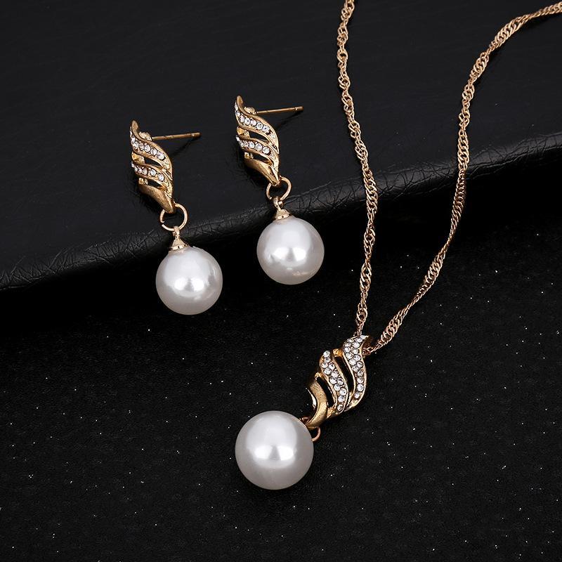 Bộ trang sức đính đá ngọc trai thời trang bts-02.