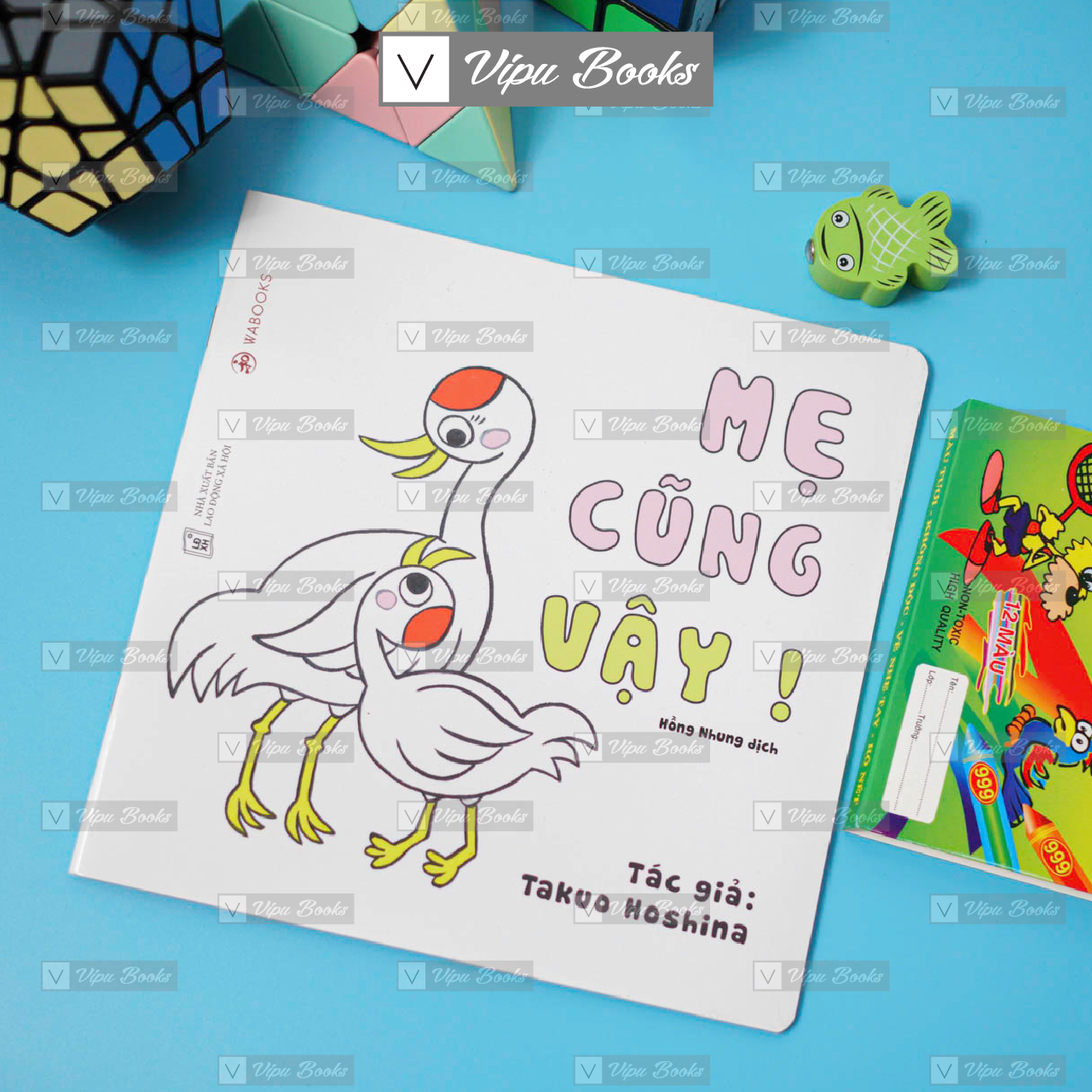 Sách - ehon nhật bản - mẹ cũng vậy - dành cho trẻ từ 0 - 6 tuổi
