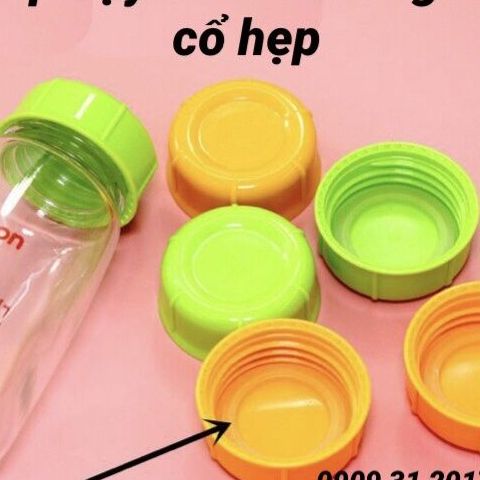 [Bình cổ hẹp] Nắp đậy bình sữa, nắp trữ sữa bình sữa Pigeon cổ hẹp