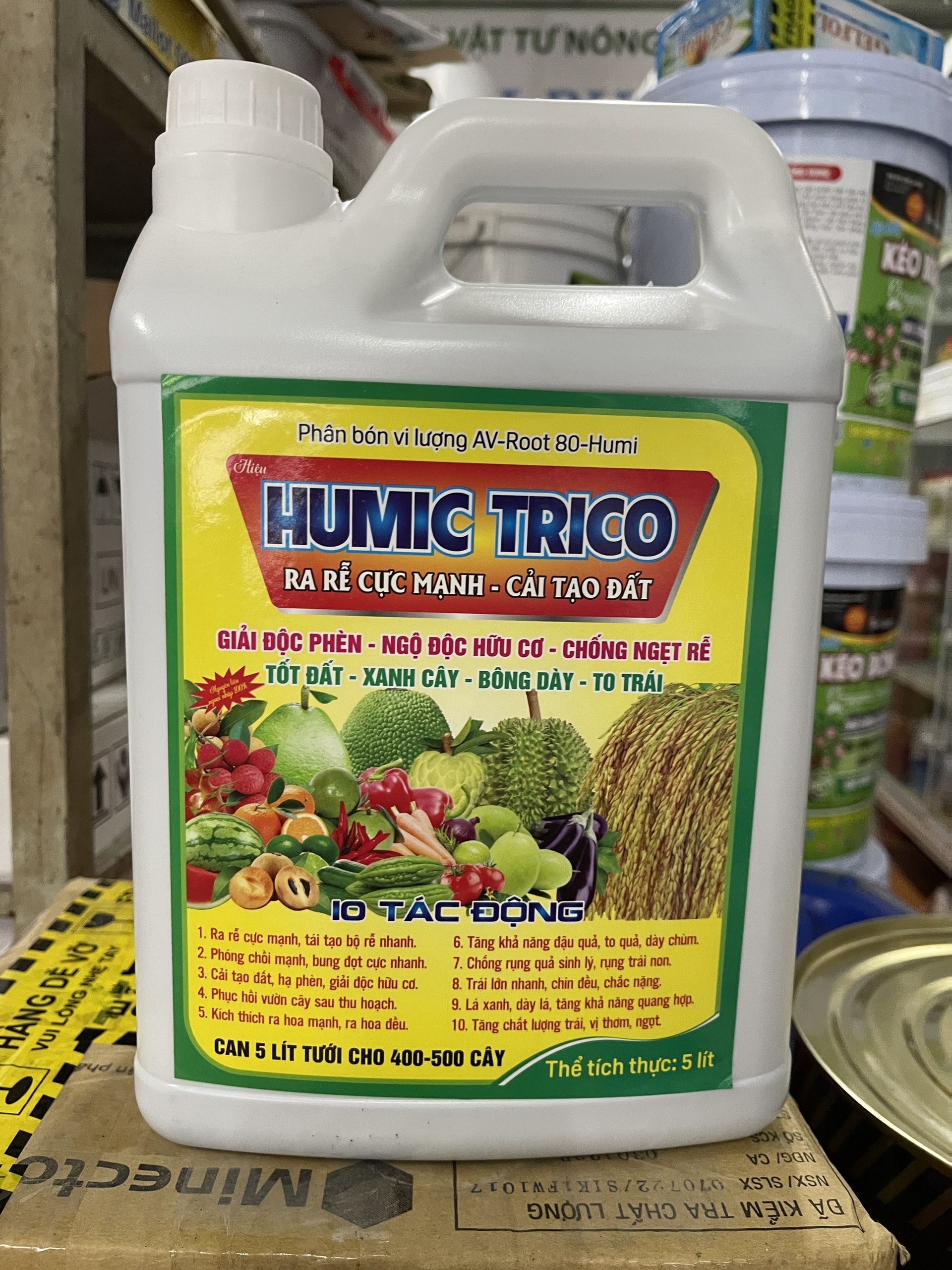 Can humic trico 5 lít