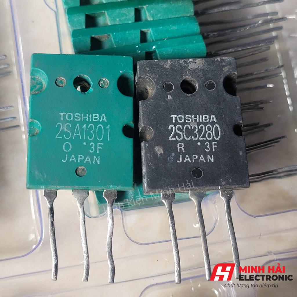 Cặp sò 2sa1301-2sc3280 tháo máy hàng bãi a1301 c3280 loại tốt.