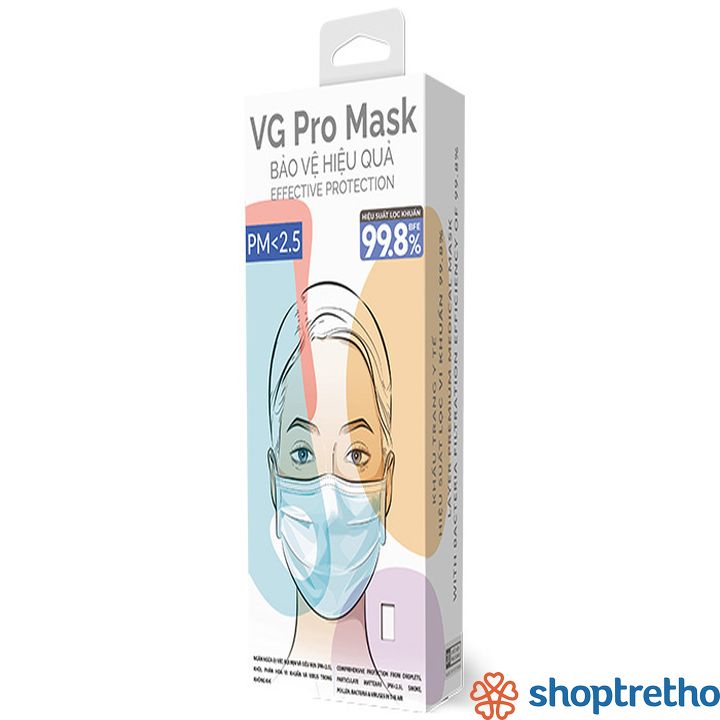 Khẩu trang y tế 4 lớp vg pro mask
