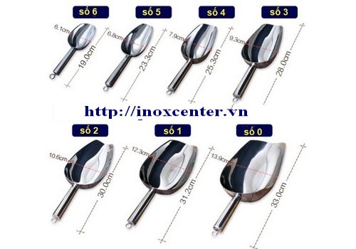 [HCM]Cây xúc đá inox cao cấp size nhỏ