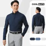 Áo sơ mi nam dài tay Oxford Premium thoáng khí, mềm mại chống nhăn , Áo mặc đi chơi, dạo phố Coolmate