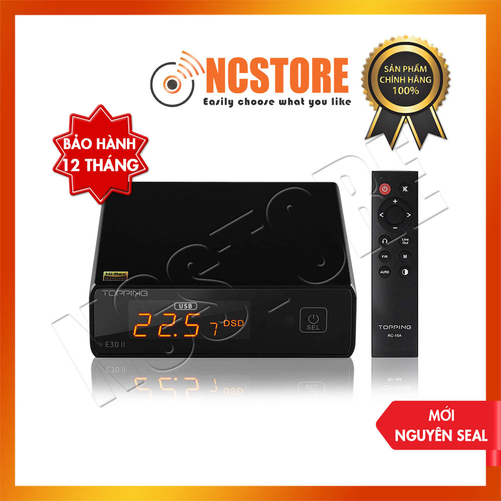 Desktop dac topping e30 ii | dac ak4493s | dac để bàn