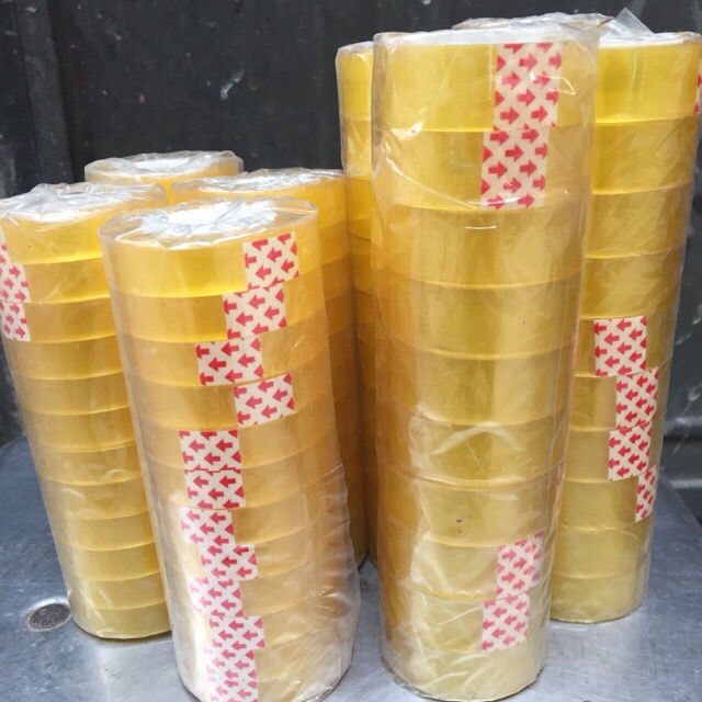 3 cuộn băng dính nhỏ bản 1.2 cm hoặc 1.8cm / Băng dính văn phòng