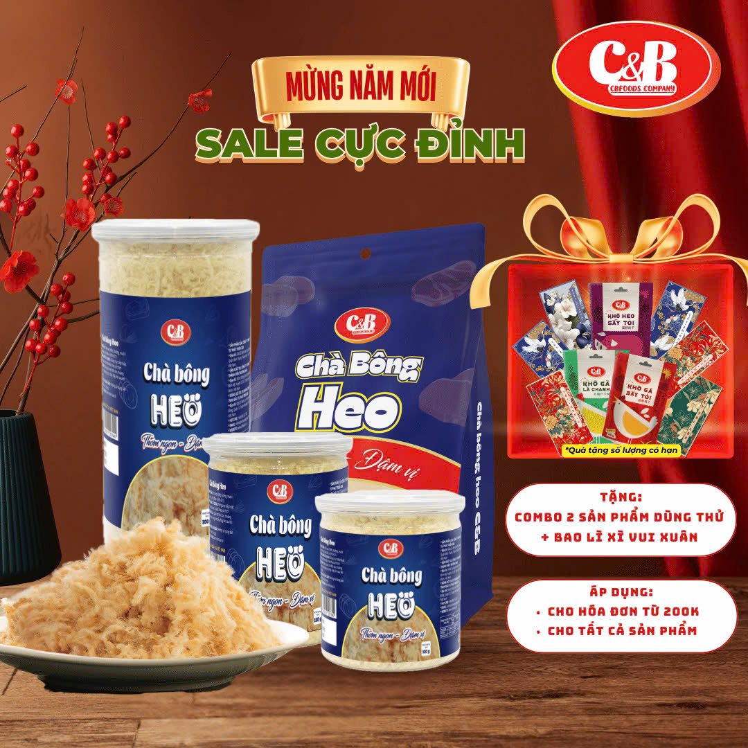 CHÀ BÔNG - RUỐC HEO C&B (Tươi ngon - Đậm vị)