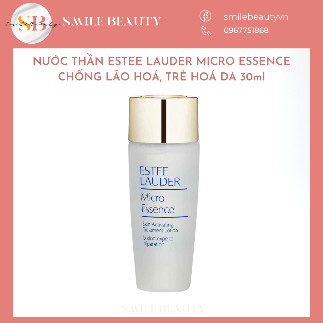 Estee Lauder Nước Thần Micro Essence 30ml chống lão hóa, trẻ hóa da