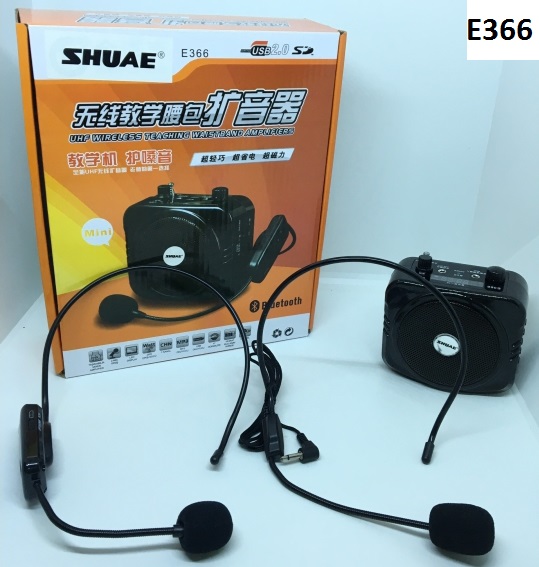 Loa trợ giảng shuae e366 xịn, pin trâu