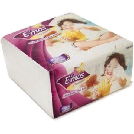 Khăn ăn cao cấp giấy vuông, giấy vệ sinh Emos Premium tờ mềm dai