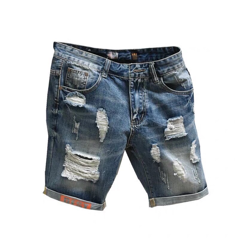 Quần short nam quần sọt nam quần sort nam quần short jean nam rách hàn quốc quần short jean nam rách kiểu quần short jean nam vải jean co giãn thời trang miafashion – qsjnmia066