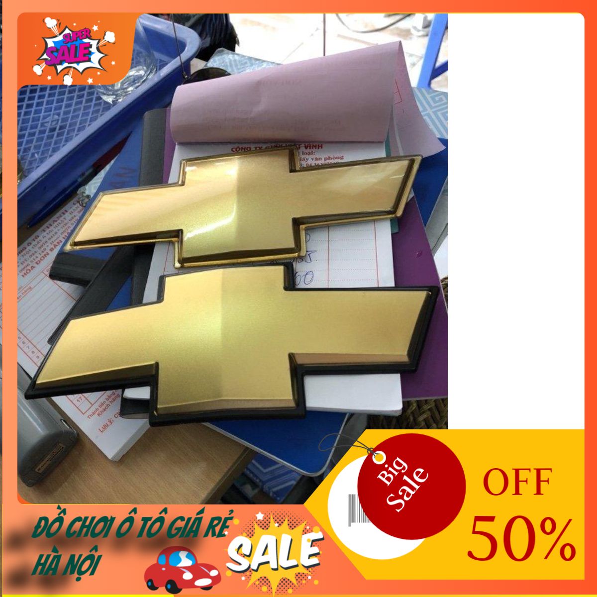 Logo captiva trang trí ô tô phía trước