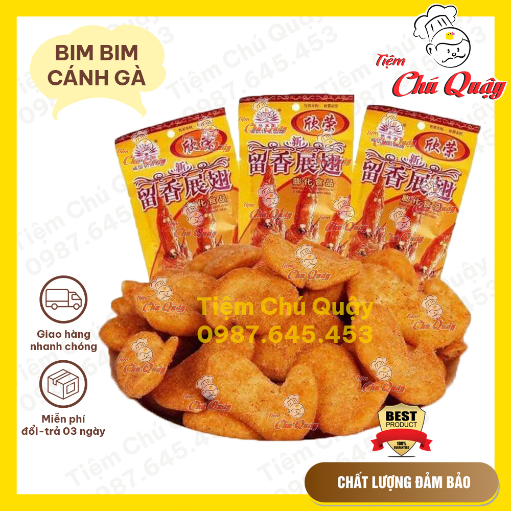 Bim bim cánh gà - đồ ăn vặt nội địa
