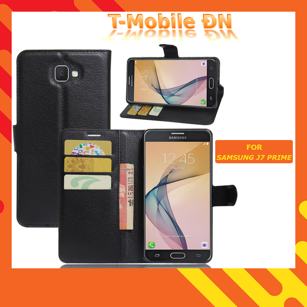 Bao da samsung j7 pro j7 prime j7 plus - ốp lưng da cao cấp có nắp gập và chống xem video tiện lợi cho samsung j7 pro j7 prime j7 plus