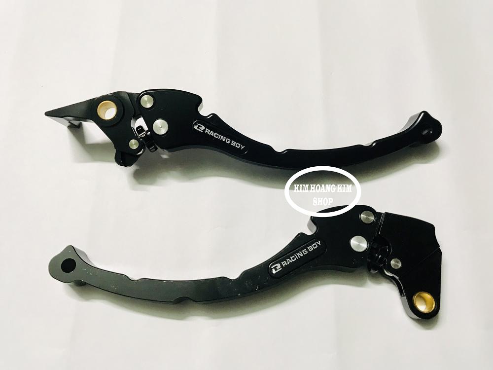 Tay thắng côn RCB nhôm CNC dành cho exciter 135,150 (1 cặp) màu Đen