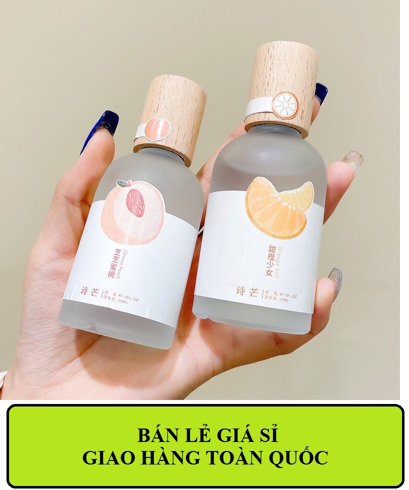 Xịt thơm body mist shimang mẫu mới nắp gỗ hương thơm dịu dàng thanh mát