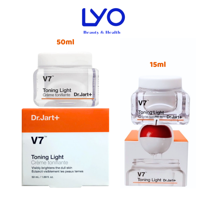 HOÀN TIỀN 15% - [GIẢM 5% ĐƠN 129K]Kem dưỡng trắng da và mờ thâm nám Dr.Jart+ V7 Toning Light nội địa Hàn Quốc.
