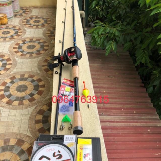 Bộ Cần câu lure máy ngang giá cực rẻ 1m8-2m1. Kích thước chính xác của sản phẩm này là: Cần câu 1m8 giá khuyến mại - Thanh lý hàng tồn - đại hạ giá big sale cực hot