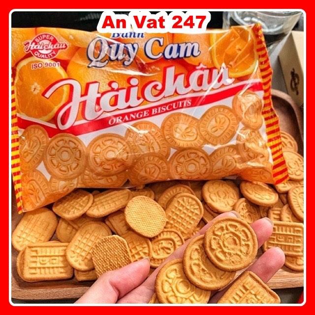 Gói bánh quy cam hải châu 130gam