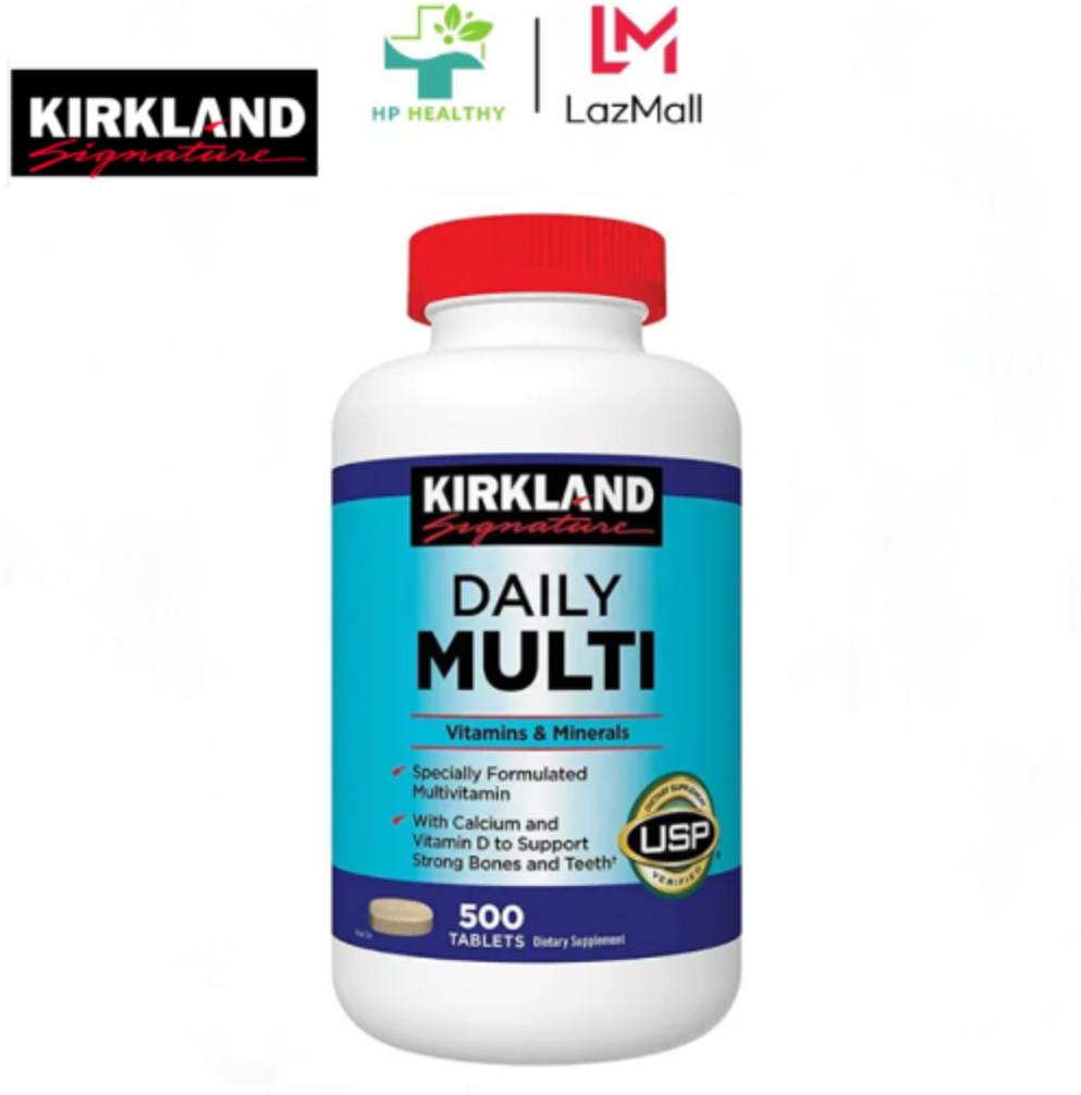 Viên uống bổ sung vitamin tổng hợp Kirkland Signature Daily Multi 500 Viên