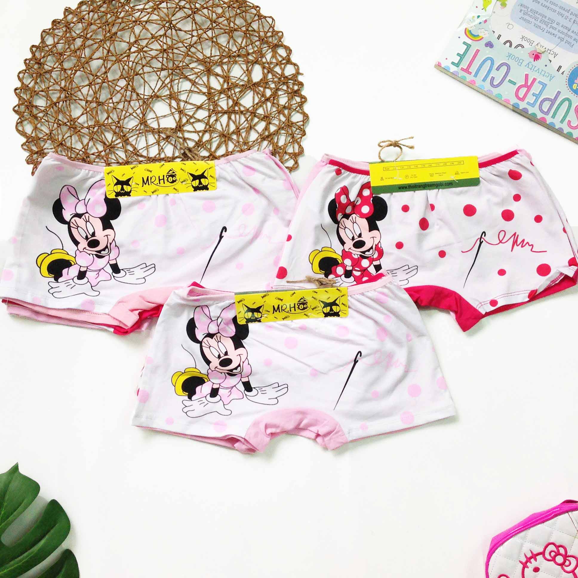 Set 3 quần chip bé gái size đại