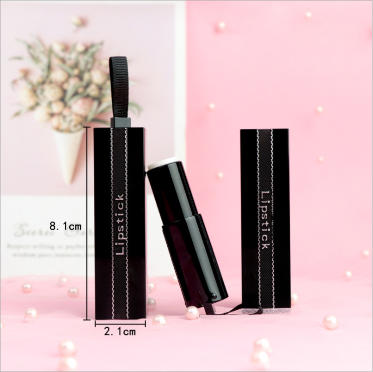 2 Vỏ son sáp_vuông, bóng dây lipstick dây rút _ dụng cụ làm son handmade.