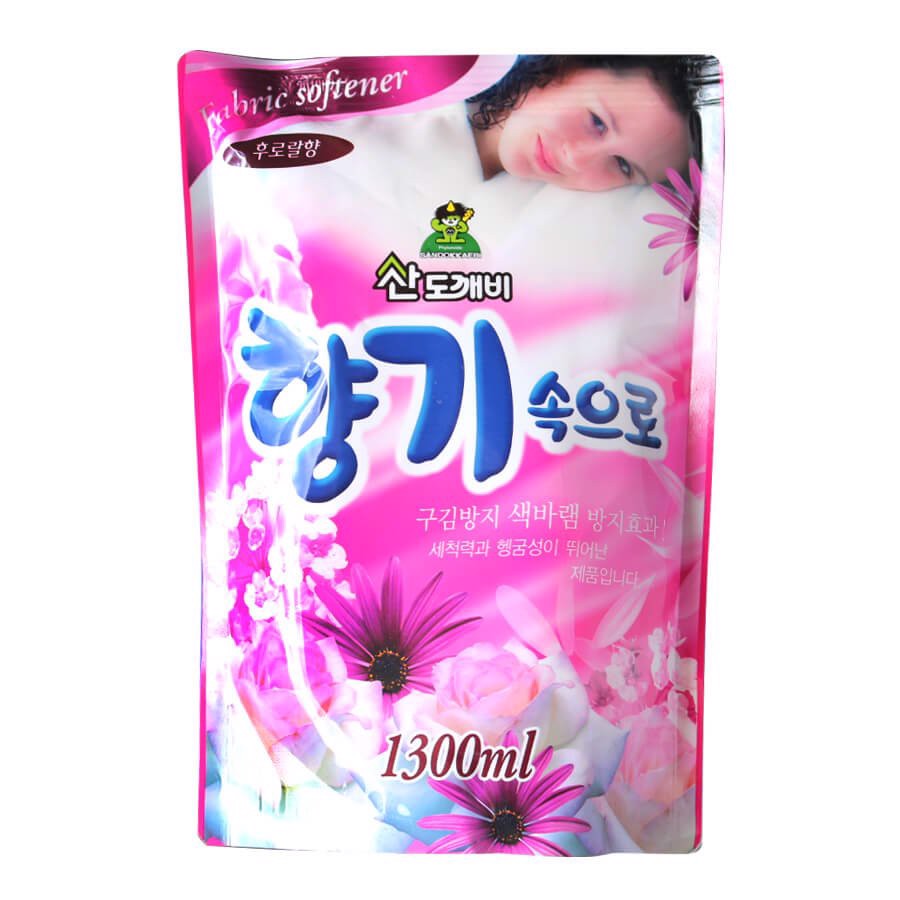 Nước xả mềm vải Sandokkaebi 1300ml Hàn Quốc - Floral