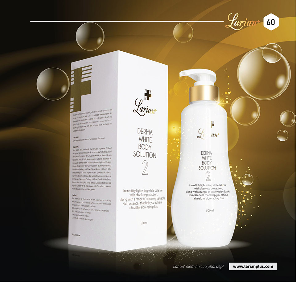 Kem ủ trắng body Larian Derma White Body Solution