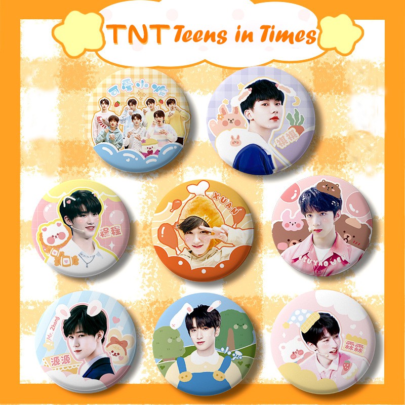 Huy hiệu cài áo IN HÌNH Tống Á Hiên Nghiêm Hạo Tường Mã Gia Kỳ Lưu Diệu Văn TNT Teens in Times dễ thương tiện lợi