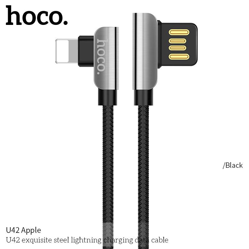 Cáp sạc nhanh Gaming Hoco dây dù cho Iphone Lighting, Android Type C, Micro cao cấp chống rối, chống đứt, siêu bền