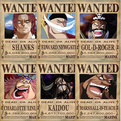 Với những bạn yêu thích truyện tranh giới hạn One Piece, hãy cùng xem những hình ảnh các Tứ Hoàng đang bị truy nã để tìm kiếm vị trí thống lĩnh của họ. Nhiệm vụ của bạn là hãy giúp đồng đội của Luffy tìm ra Tứ Hoàng trước khi cả thế giới biết.